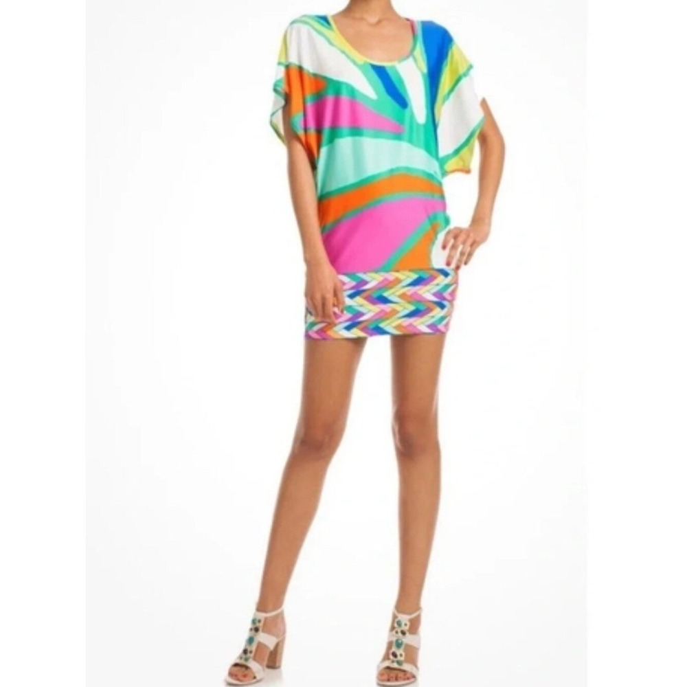 Trina Turk Tropicalia Tunic Cover Up Swim Size Small